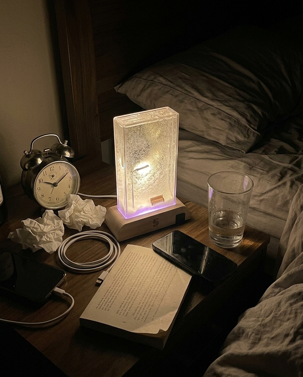SnowFall image review 2 - cozy nightstand